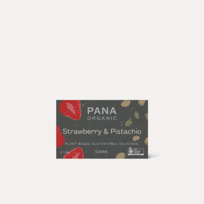 Pana Organic Strawberry Pistachio 45g Chocolate Bar