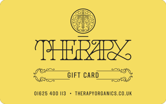 Therapy Organics Gift Cards MM 120417