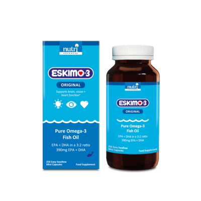 Eskimo 3 250 capsules box and bottle