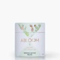Abloom Green Detox Mask jar with botanical design, 50gr.