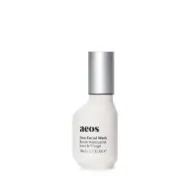 Aeos Dew Facial Wash bottle, 50ml, with silver cap.