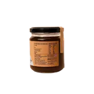 Jar of organic chicken bone broth with nutritional information and ingredients label.