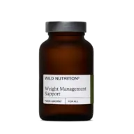 Brown bottle labelled "Wild Nutrition Weight Management Support".