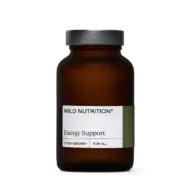 Brown bottle labelled "Wild Nutrition Energy Support".