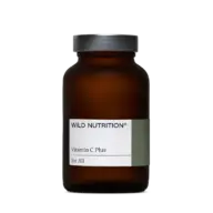 Brown bottle labelled "Wild Nutrition Vitamin C Plus for All".