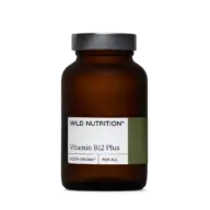 Wild Nutrition Vitamin B12 Plus bottle with grey lid.