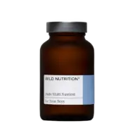 Brown bottle labelled "Wild Nutrition Daily Multi Nutrient for Teen Boys".