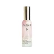 Caudalie Beauty Elixir bottle, 30ml, with silver cap and grape logo.