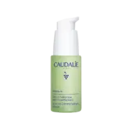 Caudalie Vinopure Blemish Control Salicylic Serum in a green pump bottle.