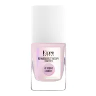 Kure Bazaar nail polish, pale pink, labelled "Le Vernis Lumière".