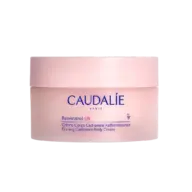 Pink jar of Caudalie Resveratrol-Lift Firming Cashmere Body Cream.