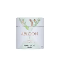 Abloom Green Detox Mask, 50g, with botanical design on packaging.