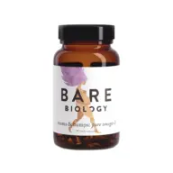 Bare Biology mums & bumps omega-3 capsules, 30 count, in amber bottle.