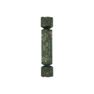 Green cracker with floral design, text "Moment of Tranquillity" and "Rise + Recover".