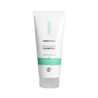 Green People Intensive Repair Shampoo tube, certified organic, green tea and orange peel.