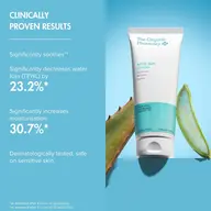 The Organic Pharmacy After Sun Lotion with aloe vera, chamomile, rosehip oil. Clinically proven results.
