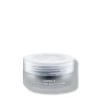 Clear jar of Super-R Retinoid Sleep Serum Capsules, 0.5% Retinoid, Vitamin C, Pro-Vitamin D3.