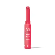 Red lipstick tube with "rms" text on the side, white background.