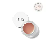 RMS Beauty lip and cheek tint in a small round pot with a white lid.