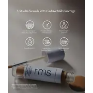 RMS concealer with applicator, benefits listed: non-comedogenic, hydrating, dermatologist tested.