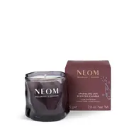 NEOM Sparkling Joy scented candle with box, 75g, ginger, lime, vetiver.