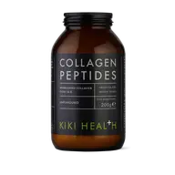 Brown jar of Kiki Health Collagen Peptides, 200g, unflavoured, hydrolysed type I & III.