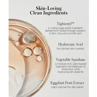 Skincare ingredients: Tightenyl, Hyaluronic Acid, Vegetable Squalane, Eggplant Fruit Extract.