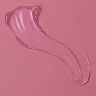 Clear gel smear on a pink background.