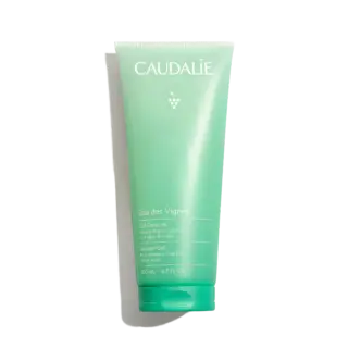 Caudalie Eau des Vignes shower gel, 200ml, green tube.