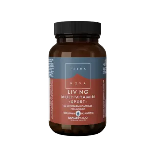 Terranova Living Multivitamin Sport, 50 vegetarian capsules, vegan, no additives.