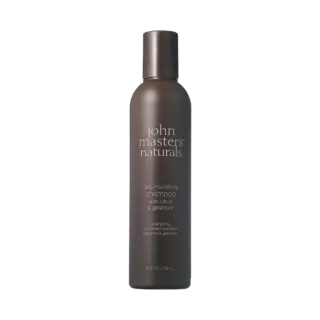 John Masters Naturals daily nourishing shampoo, citrus and geranium, 236 mL bottle.