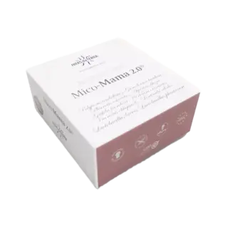 Mico-Mama 2.0 box with Hifas da Terra logo and organic certification symbols.