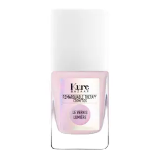 Kure Bazaar nail polish, pale pink, labelled "Le Vernis Lumière".