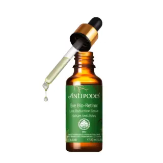 Antipodes Eve Bio-Retinol Serum bottle with dropper.