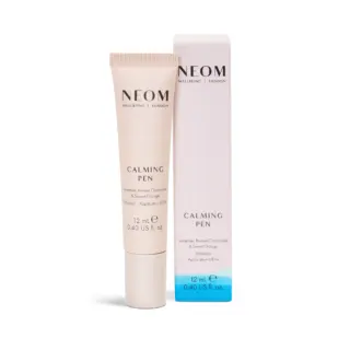 NEOM Calming Pen, 12ml, with lavender, chamomile, and sweet orange. Rollerball applicator.
