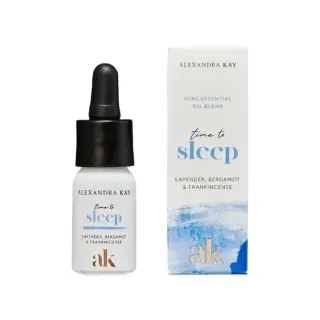 Alexandra Kay Time to Sleep essential oil with lavender, bergamot, frankincense.