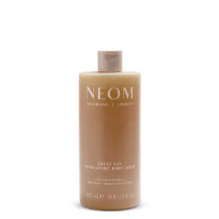 NEOM Great Day Exfoliating Body Wash, 500ml, Wild Mint & Mandarin.
