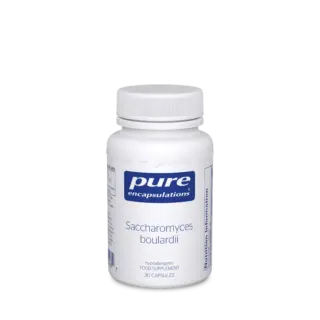 Pure Encapsulations Saccharomyces boulardii supplement, 30 capsules.