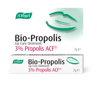 A.Vogel Bio-Propolis Lip Care Ointment, 3% Propolis ACF, 2g packaging.