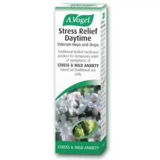 A.Vogel Stress Relief Daytime Valerian-Hops oral drops for stress and mild anxiety relief.