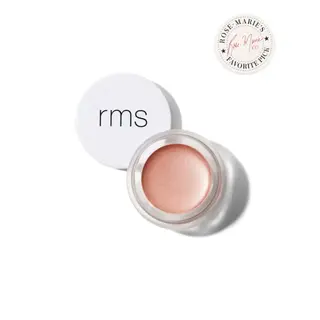 Open jar of peach-coloured cream with "rms" on the lid. Seal reads "Rose-Marie's Favourite Pick".