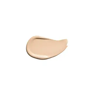 Beige cream foundation swatch on white background.