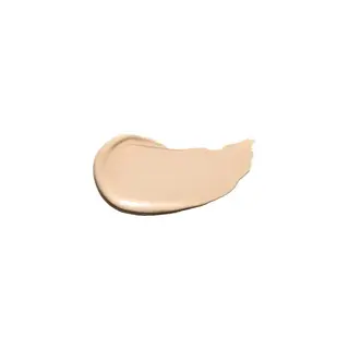 Cream-coloured foundation swatch on white background.