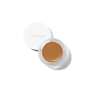 RMS Beauty cream pot with white lid, brown shade visible.