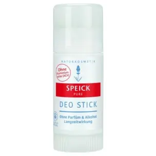 Speick Pure deodorant stick, no aluminium, no perfume, long-lasting effect.
