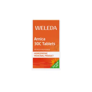Weleda Arnica 30C Tablets, homeopathic medicinal product, for oral use.