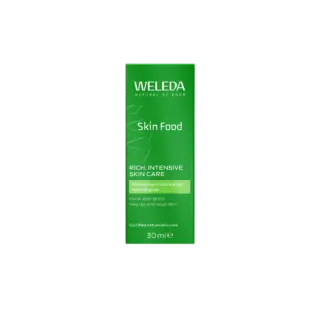 Green box of Weleda Skin Food, 30ml, for very dry and rough skin.