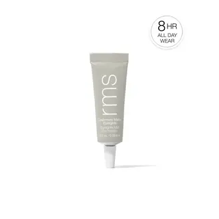 Grey tube of RMS Cashmere Matte Eyelights, 8.5 ml, with 8-hour wear label.