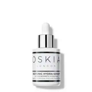 Oskia London Isotonic Hydra-Serum bottle with dropper lid.
