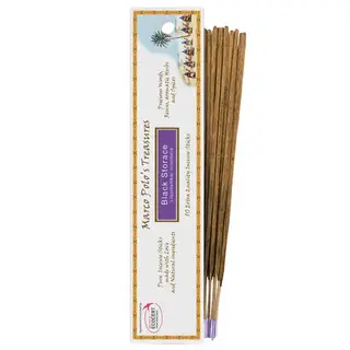 Marco Polo's Treasures Black Storace incense sticks, 10 pack, with natural ingredients.